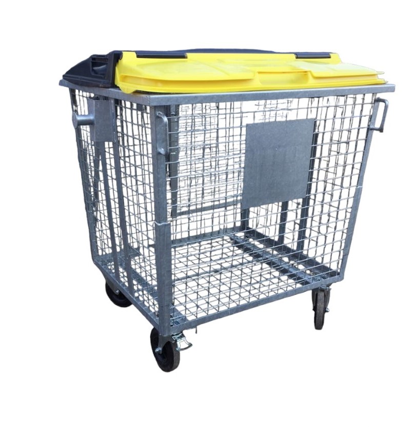 Контейнер сітчастий, 1100л, UKRRESURS, для пластику